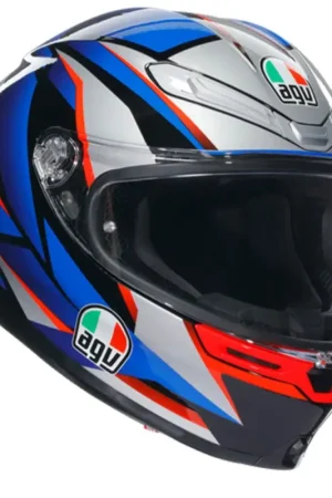 Korting Agv K6 S E2206 Mplk Slashcut Zwart Blauw Rood 015 Integraalhelm