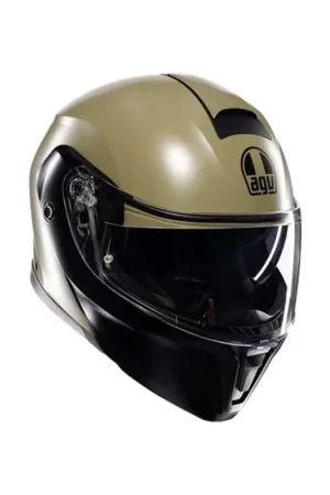 AGV Streetmodular E2206 Mplk Mono Matt Pastello Groen Zwart 010 Systeemhelm Direct Verzonden