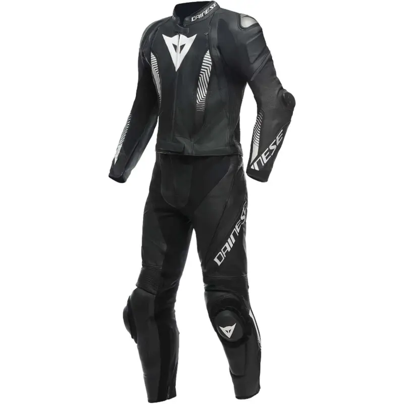 Beste Prijs Dainese Laguna Seca 5 Perf. 2-Delig Pak Zwart Zwart Wit