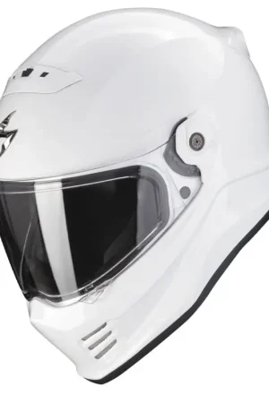 Scorpion Covert FX Solid Wit Integraalhelm Actieprijs