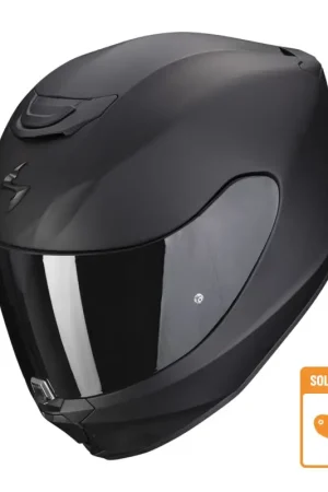 Scorpion Exo-391 Solid Mat Zwart Integraalhelm Beperkt Aanbod