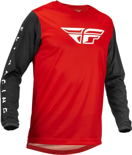 Direct Verzonden Fly Racing F-16 Rood Zwart MX Jersey