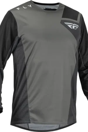 Actieprijs Fly Racing Kinetic Jet Grijs Donkergrijs Zwart MX Jersey