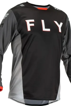 Laatste Kans Fly Racing Kinetic Kore Zwart Grijs MX Jersey