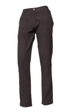 ROKKER Tweed Chino Tapered Slim Donkergrijs Aanbieding