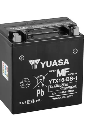 Yuasa YTX16-BS-1 Combi Pack Korting