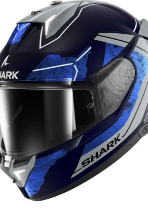 Shark SKWAL i3 Rhad Blauw Chrom Zilver BUS Integraalhelm Express Levering