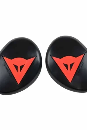 Snelle Levering Dainese Knee Slider RSS 4.0 Zwart Rood Fluo