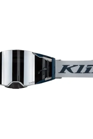 Betrouwbaar KLIM Rage Off-Road Goggle Cool Grijs Zilver Gespiegelde Lens