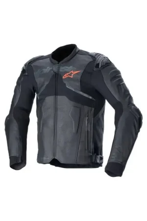 Alpinestars Atem V5 Leren Jas Zwart Goedkoop