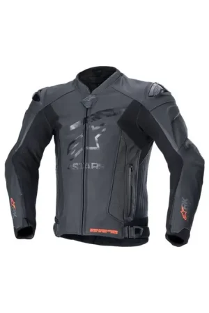 Alpinestars GP Plus R V4 Rideknit Leren Jas Zwart Zwart Actieprijs
