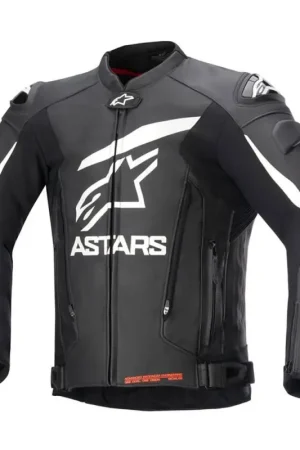 Weekendaanbieding Alpinestars GP Plus V4 Leren Jas Zwart Wit