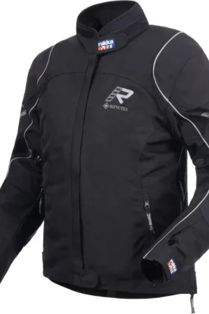 Fabrieksprijs Rukka Traverina Dames Zwart Zilver Textiele Motorjas