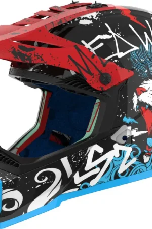 LS2 MX437 Fast II Mini Starmaw Zwart 06 Kids Crosshelm Nu Kopen