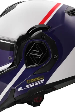 Uitverkoop LS2 FF906 Advant Swipe Wit Blauw 06 Systeemhelm
