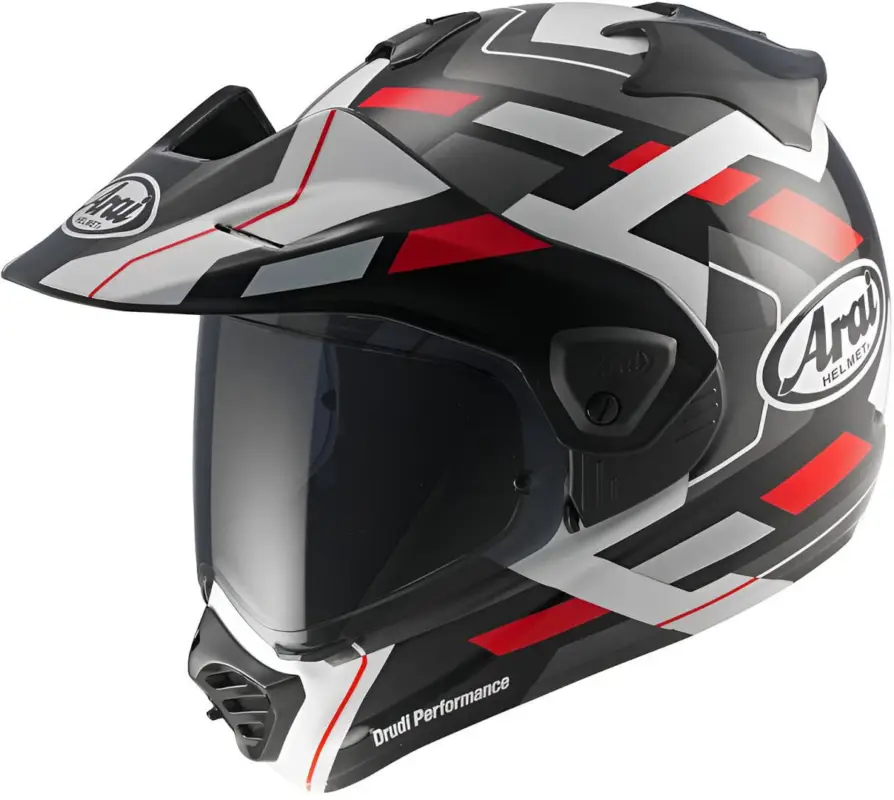 Arai Tour-X5 Match Wit Zwart Rood Adventure Integraalhelm Hoge Kwaliteit