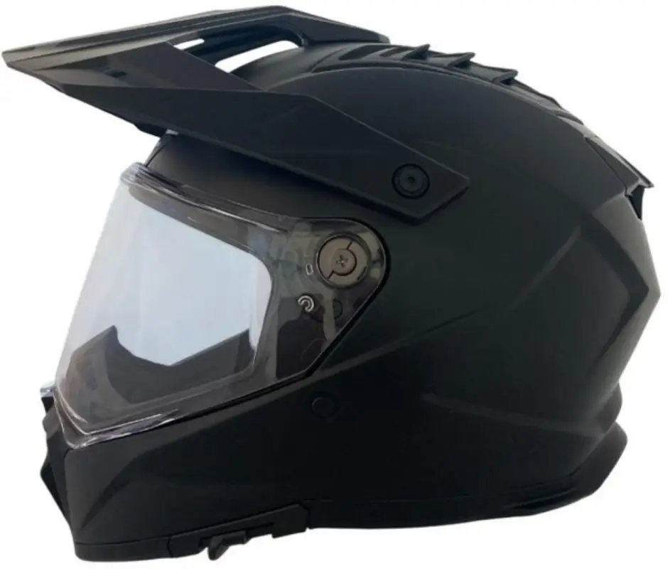 APEX AT300 Solid Mat Zwart Adventure Integraalhelm Direct Verzonden