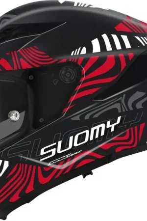 Suomy Stellar 2 Molten Zwart Rood Integraalhelm Lage Kosten