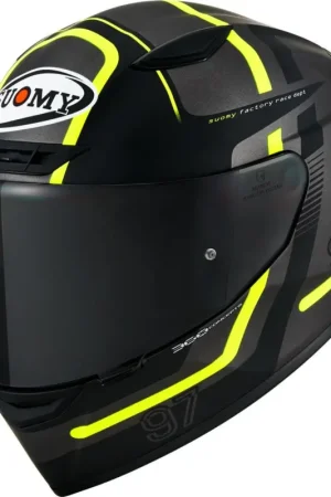 Suomy Track-1 Ninety Seven 2023 Zwart Geel Integraalhelm Must-Have