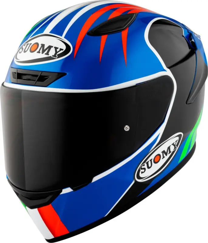 Suomy Track-1 Pecco Mugello 2022 E06 Blauw Zwart Integraalhelm Beperkt Aanbod