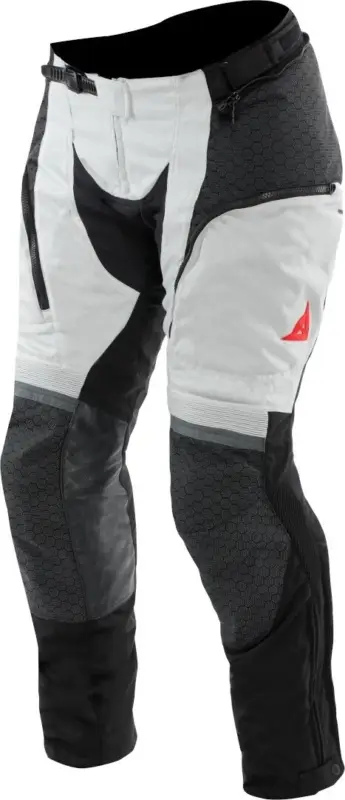 Dainese Super Adventure Absøluteshell™ Waterdichte Zwart Glacier Grijs Rood Textiele Motorbroek Laatste Versie