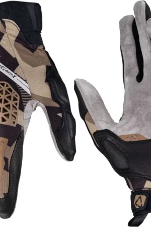 Gratis Retour Leatt ADV X-Flow 7.5 Kort Woestijn Lichtbruin Zwarte Handschoenen
