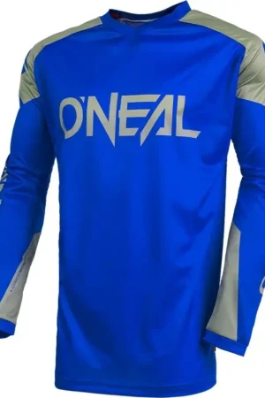 O'NEAL Matrix Ridewear Blauw Grijs Motocross Jersey Lage Kosten