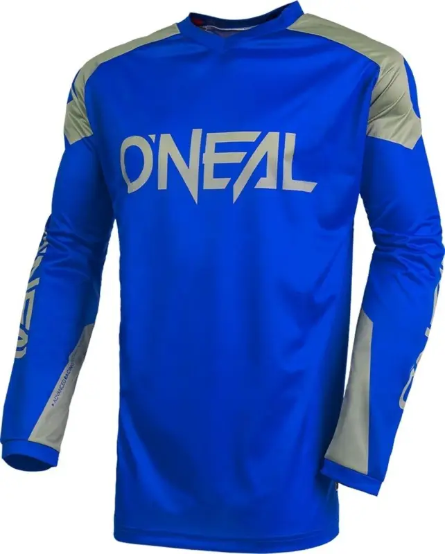 O'NEAL Matrix Ridewear Blauw Grijs Motocross Jersey Lage Kosten