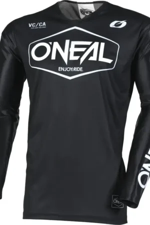 O'NEAL Mayhem Hexx Zwart Wit Motocross Jersey Lage Prijs
