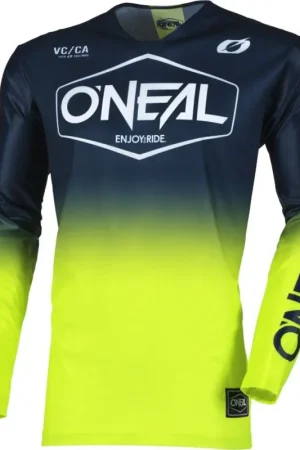 Hete Deal O'NEAL Mayhem Hexx Blauw Neon Geel Motocross Jersey