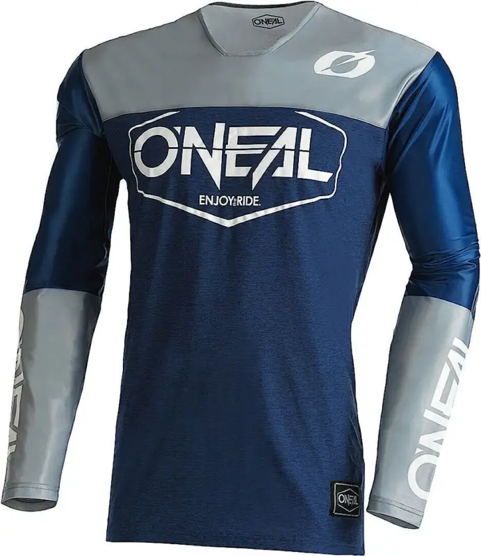Uitverkoop O'NEAL Mayhem Hexx V.22 Grijs Blauw Motocross Jersey