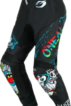 Fabrieksprijs O'NEAL Element Rancid Zwart Multicolor Motorcross Broek