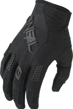 Gecertificeerd O'NEAL Element Racewear Zwart Zwart Kinder Motorcross Handschoenen