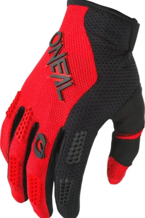 O'NEAL Element Racewear Zwart Rood Kinder Motorcross Handschoenen Direct Verzonden