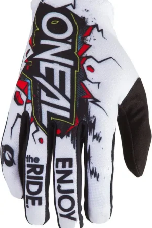 O'NEAL Matrix Villain 2 Wit Jeugd Motorcross Handschoenen Op = Op