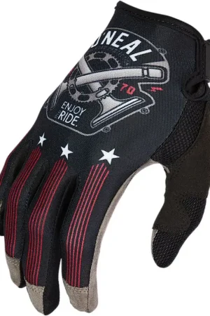 Rechtstreeks Van De Fabrikant O'NEAL Mayhem Nanofront Piston Zwart Rood Wit Motorcross Handschoenen