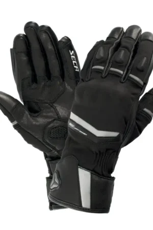 SECA Compass HTX Dames Zwart Zilveren Handschoenen Merkproduct