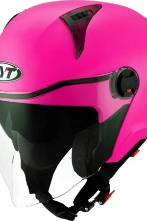 Betrouwbaar KYT D-City Plain Roze Jethelm