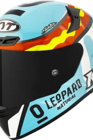 Weekendaanbieding KYT TT-Revo Leopard Replica Rood Geel Integraalhelm
