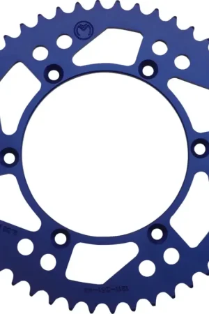 Uitverkoop MOOSE Racing achtertandwiel aluminium blauw - Yamaha WR-250 F / WR-450 F e.a. (2000-2026)