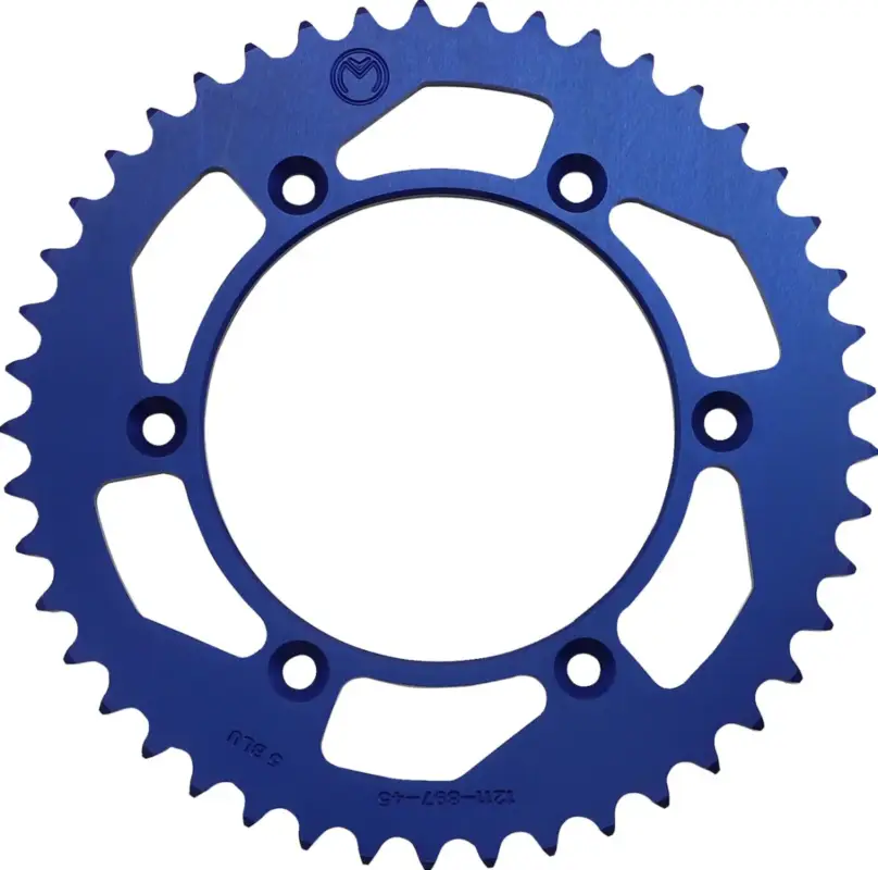 Populair MOOSE Racing achtertandwiel aluminium blauw - Gasgas (1988-2023)