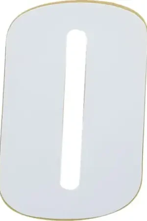 Aanbieding MOOSE Racing number mse #0 4.5 white wit