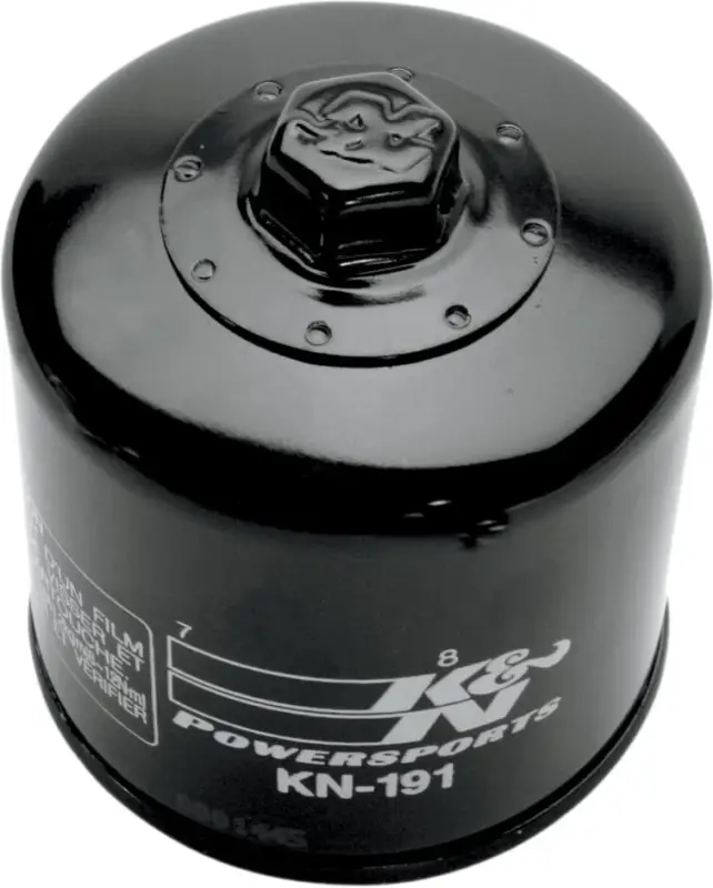 K&N Spin-On oliefilter zwart - Triumph Beperkte Voorraad