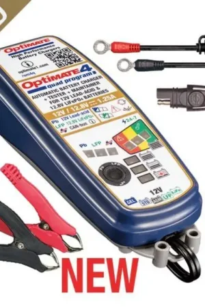 Tecmate Optimate 4 Quad Gold Acculader Merkproduct