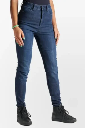 Gecertificeerd Pando Moto Kusari Lady Motorjeans Blue