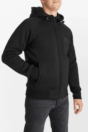 Betrouwbaar Pando Moto Phantom-Moto-Hoodie Motorhoodie Black