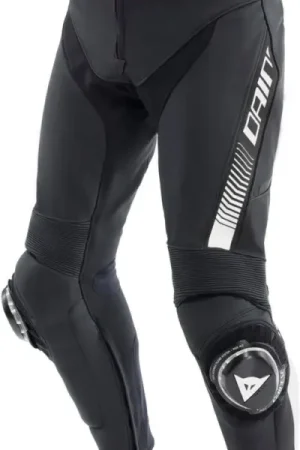 Dainese Super Speed Leather Motorbroek Black/White Fabrieksprijs