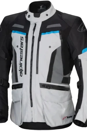 Alpinestars Bogota' Pro Drystar Motorjas Ice Gray/Black/Cyan 9136 Koop Online