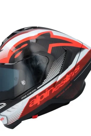 Tijdelijk Beschikbaar Alpinestars Supertech R10 Team Black Carbon Red White Glossy