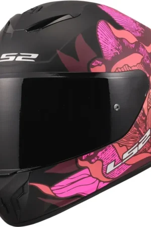 Aanbieding LS2 FF820 Rapid III Poppies Ii Black Pink